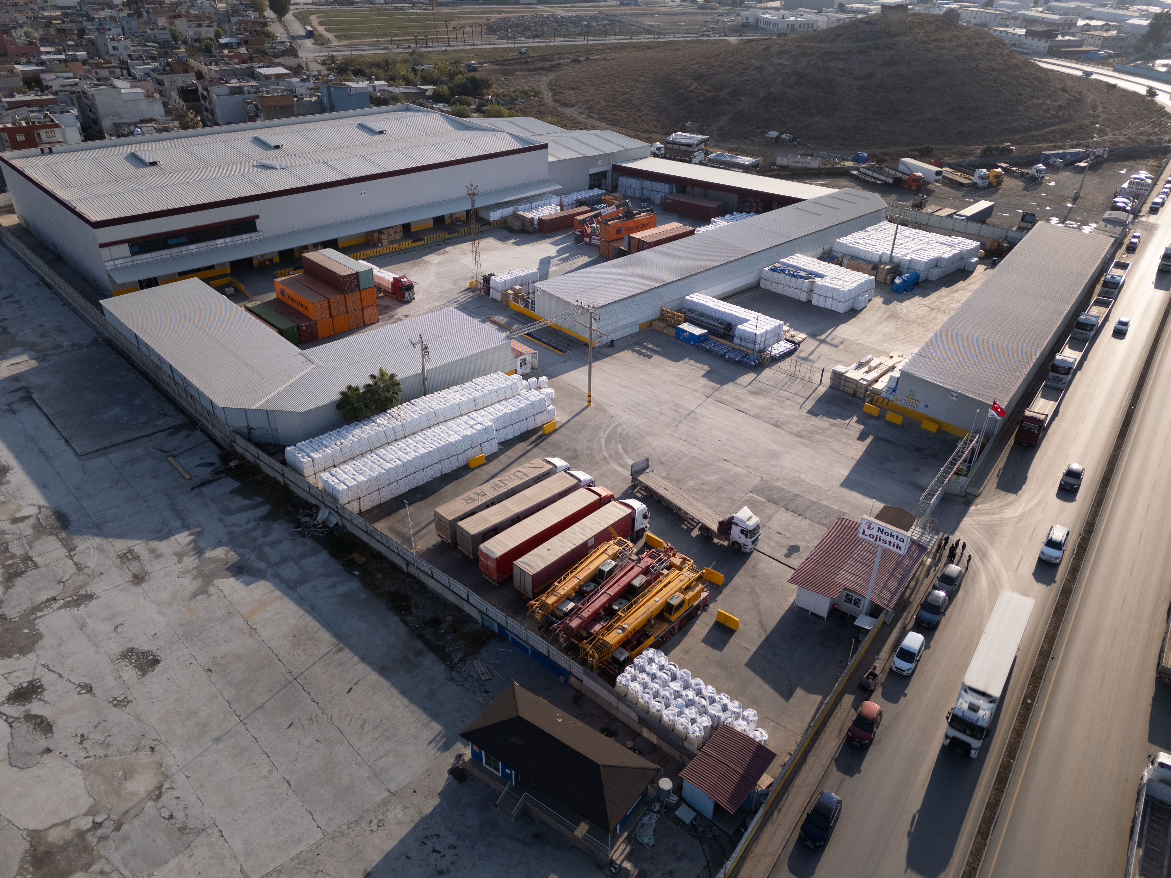 Bonded warehouse general view
